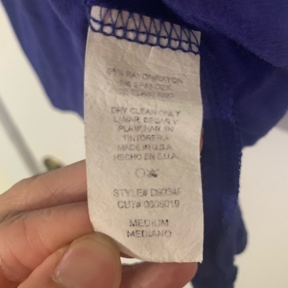 Forever 21 Blue Mini Dress Size Small - Picture 7 of 9